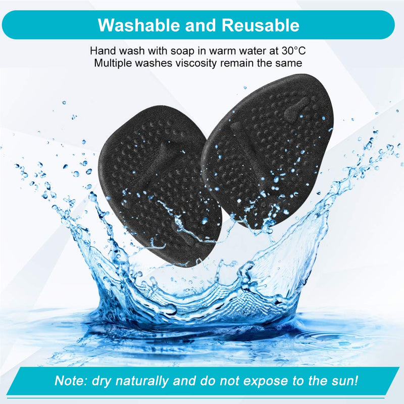 Gel Metatarsal Pads for Mortons Neuroma, Ball of Foot Cushion Support for Hard Skin Diabetic Feet,Callus,Blisters, Metatarsalgie,Sore Forefoot Pain Relief for Barefoot or Wear in Shoes (Black) Black - NewNest Australia