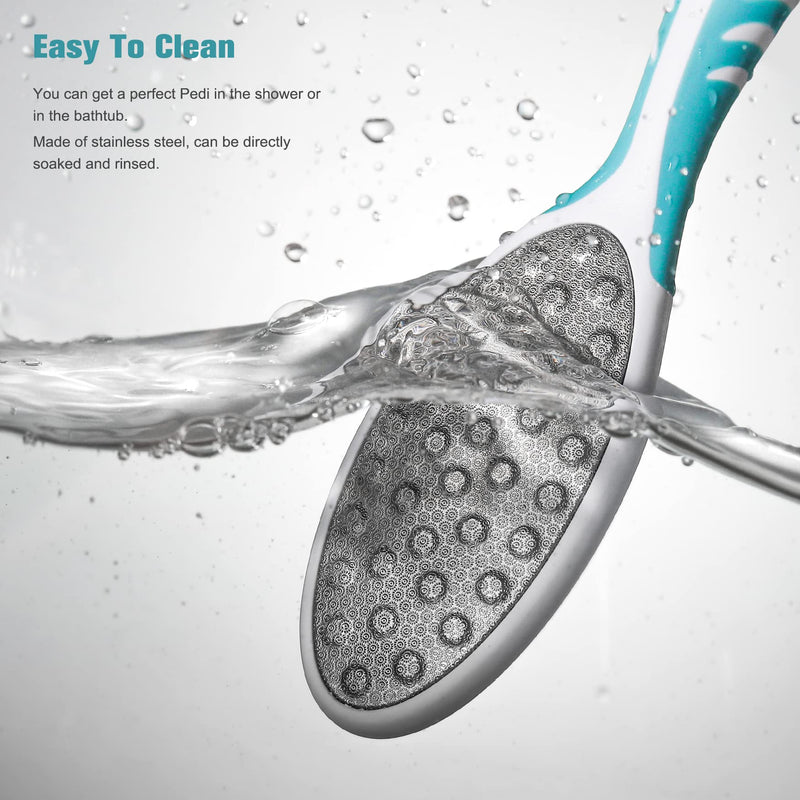 FVION Foot File Dead Hard Skin Remover – Pedicure Rasp Cracked Heels, Double Side Professional Callus Removal for Feet, Stainless Steel Foot Scraper for Feet Care - NewNest Australia