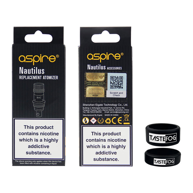 Aspire Nautilus Coils 1.6 ohm BVC Replacement Atomizer for Aspire Nautilus GT Mini 2 2S K3 Tank Premium Zelos 2.0 Nautilus GT AIO K3 Starter Kit 5pcs/Pack 1.6Ω - NewNest Australia