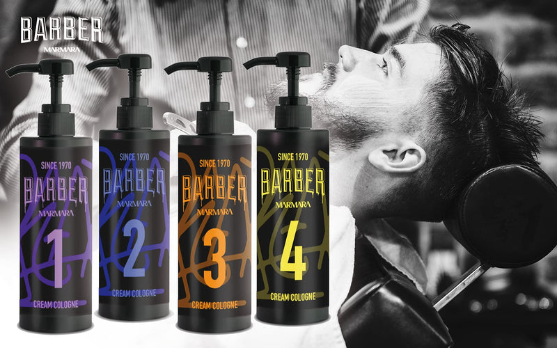 BARBER MARMARA No.2 After Shave Balm Men - Cream Cologne Men - 400ml - Men's Aftershave Gel - Shaving Post-Treatment - Nourishes and Cools - Against Shave Burn - Facial Care - Barbershop Fragrance 400 ml (Pack of 1) - NewNest Australia