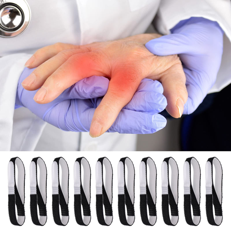 Hejo Trigger Finger Splint, Pack of 10 Finger Brace, Bandage Finger, Adjustable Finger Protection for Middle Finger, Ring Finger, Little Finger - NewNest Australia