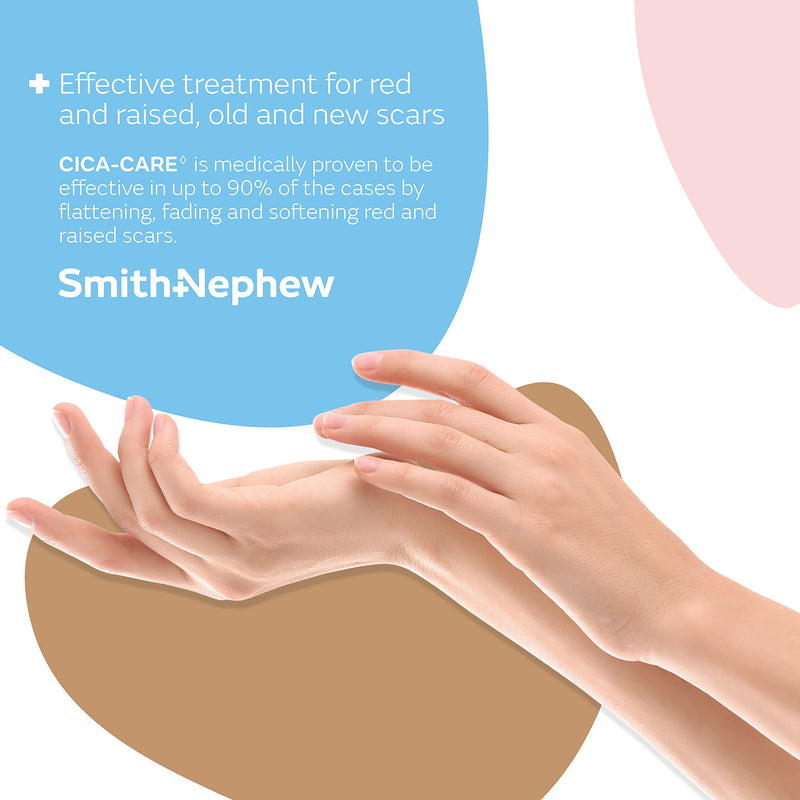 Smith+Nephew CICA-CARE Self-Adhesive Silicone Gel Sheet for Scar Management, Wound Care Product, 5 Inches by 6 Inches - NewNest Australia
