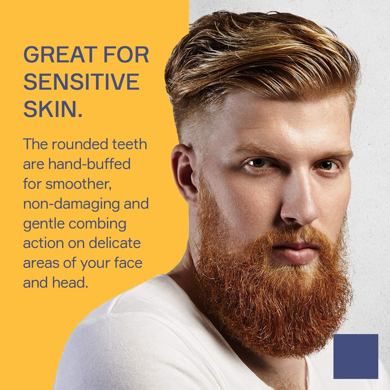 Seven Potions Men's Beard Comb with Fine and Coarse Teeth for Beard, Mustache and Hair (14.5 cm) Beard Comb B1 - NewNest Australia
