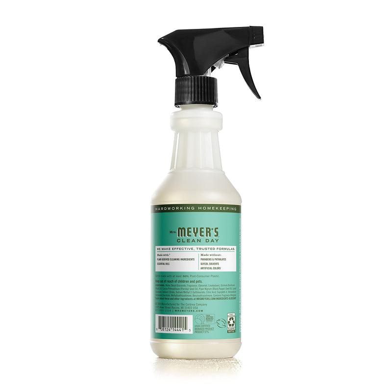 Mrs. Meyer's Multi-Surface Cleaner Spray, Everyday Cleaning Solution for Countertops, Floors, Walls and More, Basil, 16 fl oz Spray Bottle - NewNest Australia