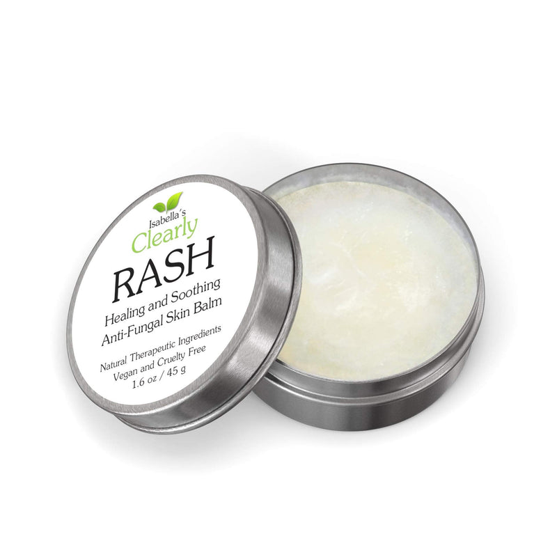 Isabella's Clearly Rash Anti Fungal Skin Balm. Instant Relief for Itching, Dry Irritated Skin. Helps Treat Ringworm, Jock Itch, Athletes Foot, Eczema, Nail Fungal Infections. Vegan. USA. 45 g - NewNest Australia
