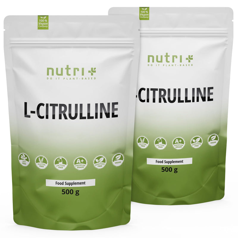 L-Citrulline Malate Powder 500 G - High Dose + Vegan + Pure - Bodybuilding And Fitness Booster - L-Citrulline Malate Dl 2:1 Powder - Premium Quality From Vegetable Fermentation - NewNest Australia