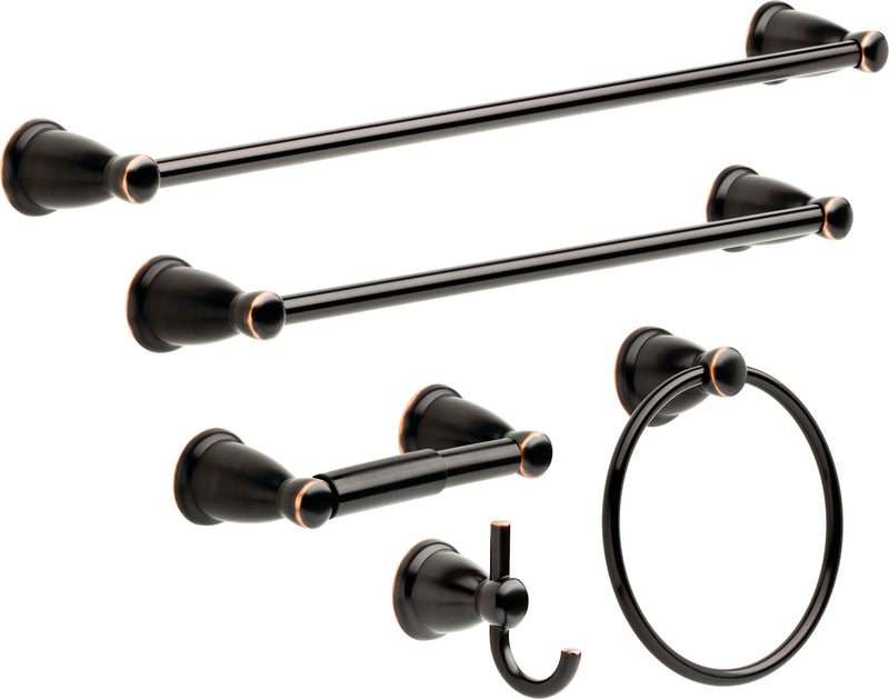 Franklin Brass KIN18-OB1 Kinla 18" Towel Bar, 1 per pkg in Oil Rubbed Bronze 18 inch Towel Bar - NewNest Australia