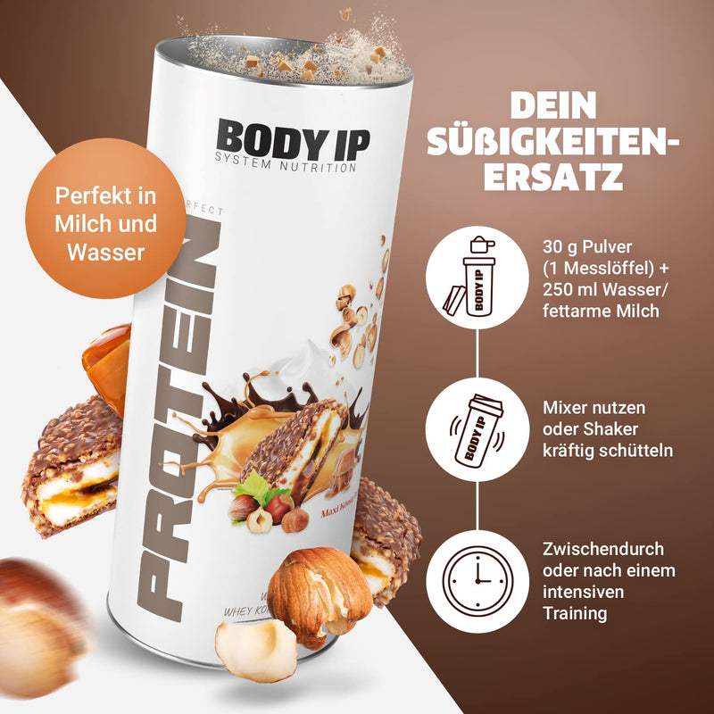 Body Ip Perfect Protein ‚ Your Sweets Substitute, Maxi King Bar, Whey Isolate, Whey Concentrate And Casein, Protein Shake For Muscle Building And Diet, 900 G - NewNest Australia