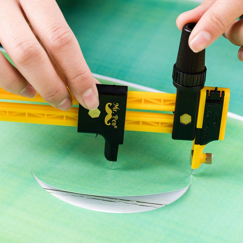 Mr. Pen- Compass Circle Cutter, 6.25In, Circle Cutter, Fabric Circle Cutter, Circle Cutter for Paper Crafts, Compass Cutter, Circular Cutter, Cutting Compass, Circle Cutter for Fabric - NewNest Australia