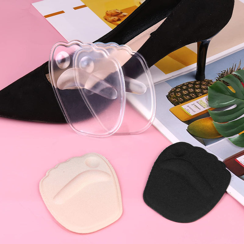 Gel Ball of Foot Cushion, 3 Pairs High Heels Shoes Inserts Forefoot Pads Foot Pain Relief Metatarsal Pads Reusable Ball of Foot Cushion for Women (Mixed Color 3 Pairs) Mixed Color 3 Pairs - NewNest Australia