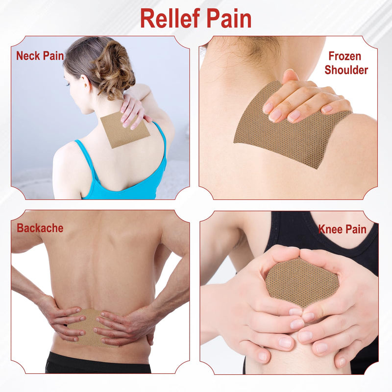 Pain Relief Patch Plaster,MQUPIN Heat Patches 8-12h Long Lasting Effect Pain Relief Patches for Back Knee Joint Neck Shoulder Pain Muscle Pain Relief (36 Patches) 36 - NewNest Australia