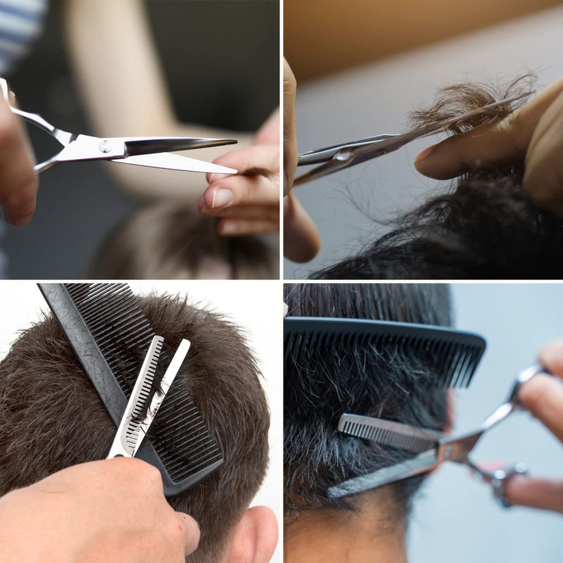 Mesybveo 2 pieces hair scissors, ultra-sharp and precisely cut styling scissors, hairdressing scissors made of stainless steel for thinning and shaping, suitable for home, hairdressing salon, hairdresser - NewNest Australia