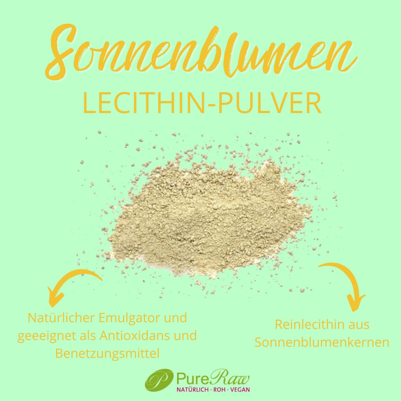Sunflower Lecithin Powder for Cooking & Baking - Sunflower Lecithin Powder, Vegan Phosphatidylcholine Emulsifier Fine Granules Lecithin Sunflowers - Sunflower Lecithin Powder | PureRaw 190g 190g (pack of 1) - NewNest Australia