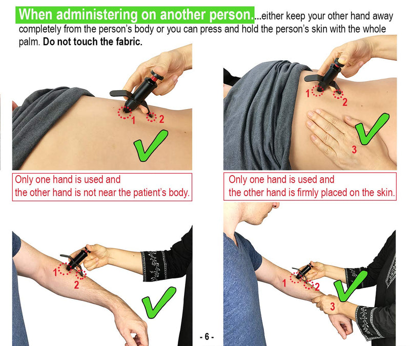 Trigger Point Stimulator Tool - Electric Current Sensation with No Needles No Battery 1 Count (Pack of 1) - NewNest Australia