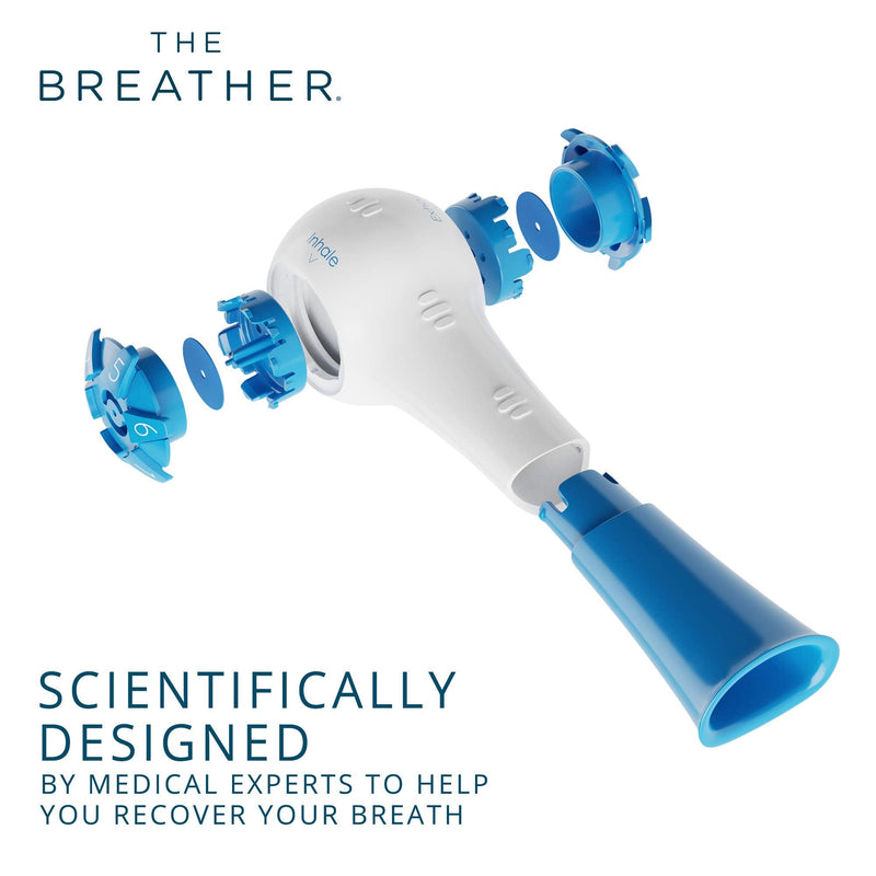 The Breather │ Natural Breathing Lung Recovery Exerciser Trainer for Drug-Free Respiratory Therapy │ Breathe Easier with Stronger Lungs │ FSA/HSA Eligible - NewNest Australia