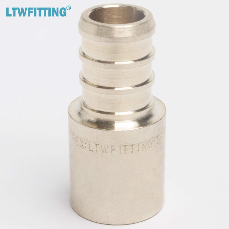 LTWFITTING Lead Free Brass PEX Adapter Fitting 1/2-Inch PEX x 1/2-Inch Male Sweat Adapter (Pack of 5) - NewNest Australia