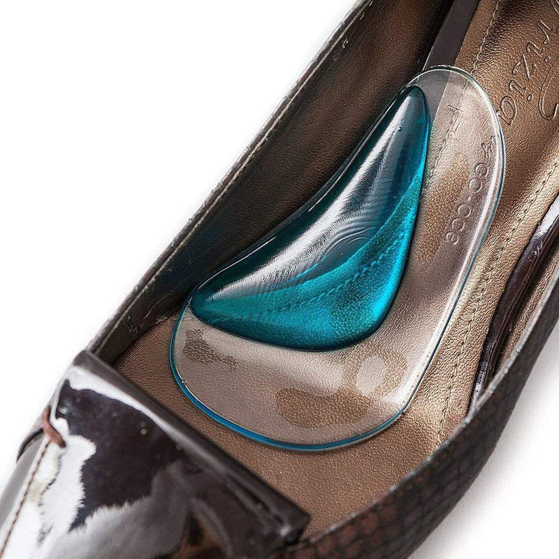 2 Pairs Gel Arch Support Insoles, Silicone Orthopedic Flat Feet Orthotic Arch Support Insoles Plantar Fasciitis Shoe Arch Support Gel High Heel Inserts Cushion Pads for Women Men (Blue) - NewNest Australia