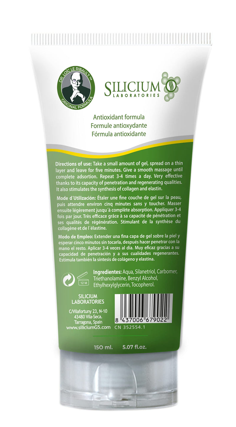 Silicon G5 Gel. Silicon Gel With Vitamin E Stimulates Cells To Produce Collagen. Body Gel For Pain In Joints, Muscles And Bones, Regenerates And Tightens The Skin. 150Ml. - NewNest Australia