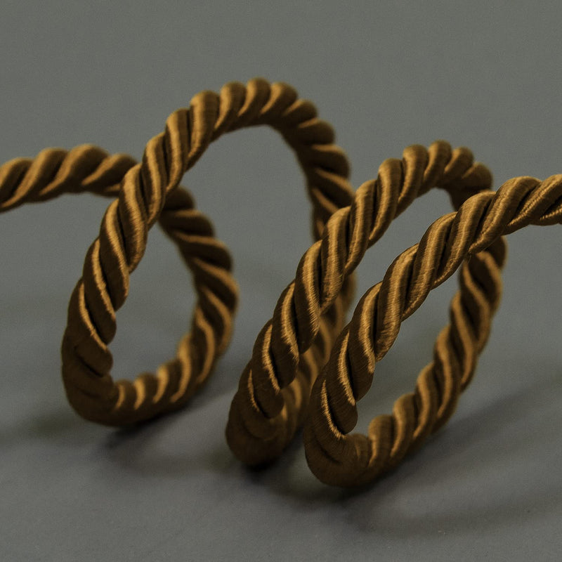 Trims by the Yard Charlotte 3/16" Twisted Cord Brown | (10 Yard Cut) Trim - NewNest Australia
