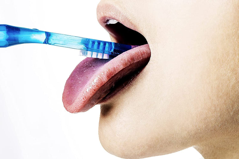 Tongue Cleaner + Medical Tongue Gel Set - Fights Bacterial Tongue Pads | Tongue Scraper With Tongue Brush | Fight Bad Breath | Tongue Scraper | Cleans And Nourishes Tongue - NewNest Australia