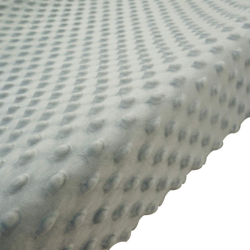 BlueSnail Ultra Soft Minky Dot Changing Pad Cover (Gray) gray 16x32 Inch (Pack of 1) - NewNest Australia
