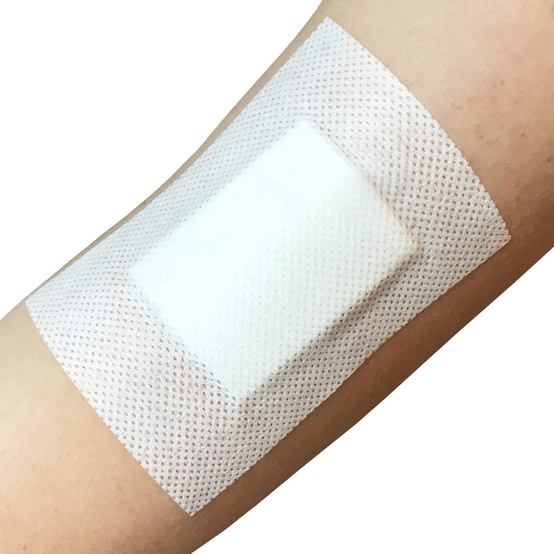 Pack of 10 Cutiderm Adhesive Sterile Wound Dressings - Suitable for cuts and grazes, Diabetic Leg ulcers, venous Leg ulcers, Small Pressure sores (80mm x 100mm) - NewNest Australia