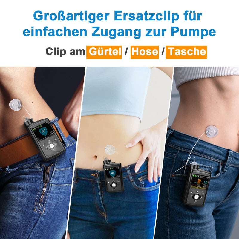 iGuerburn Belt Clip for Medtronic MiniMed 640G 780G 630G 670G 770G Insulin Pump Accessories - Black 1 - NewNest Australia