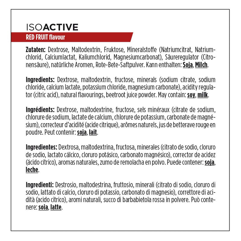 Isotonic Electrolyte Powder With 5 Minerals, Dextrose And Maltodextrin - Refreshing Drink With Sodium, Chloride, Potassium, Magnesium And Calcium - 1.32 Kg Red Fruit Punch - NewNest Australia