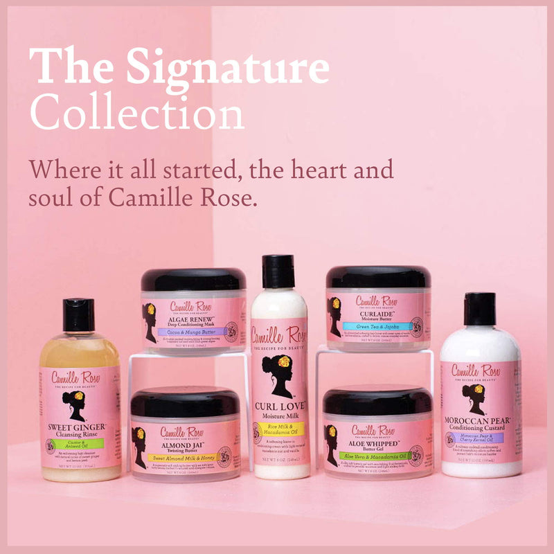 Camille Rose Fresh Curl Revitalizing Hair Smoother, moisturising curl definition, styling lotion and detangler. Natural, clean formula. For coily, curly, wavy hair, 8.0 fl. oz. - NewNest Australia