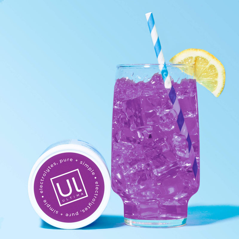 Ultima Replenisher Electrolyte Hydration Powder, Grape, 90 Serving Canister - Sugar Free, 0 Calories, 0 Carbs - Gluten-Free, Keto, Non-GMO with Magnesium, Potassium, Calcium - NewNest Australia