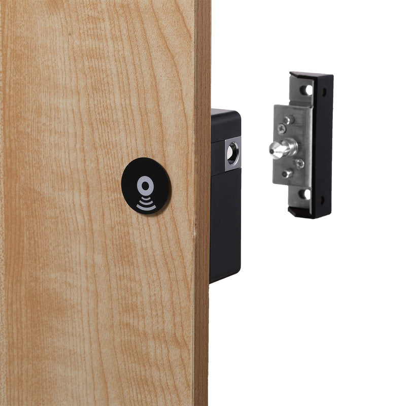 Homello Electronic Cabinet Lock with USB Cable - Hidden DIY RFID Locks with RFID Cards for Office Home Wooden Cabinet, Drawer, Locker, Gun Box Black 1.2x3 Inch - NewNest Australia