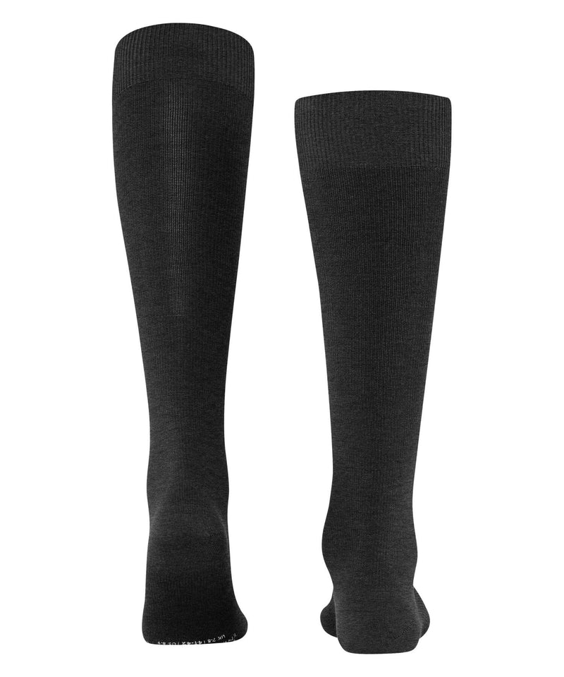 Falke Lufthansa Travel & Comfort Men'S Energizing Wool Knee Socks Breathable Climate Regulating Odor-Inhibiting Wool Compression Socks Elegant For Travel Long Standing Flights 1 Pair - NewNest Australia