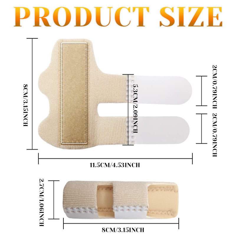 BLMHTWO 3 Pcs Finger Splints Adjustable Trigger Finger Splint Finger Brace Finger Support Trigger Finger Brace for Trigger Mallet Broken Knuckle Immobilization Straightening Best Fit for All Fingers - NewNest Australia