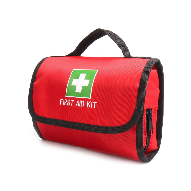 Jipemtra First Aid Bag Empty Small First Aid Kit Bag Outdoor Travel Rescue Bag First Responder Medicine Bag Container For Car Home Office Sports Outdoor, Red G, Compact - NewNest Australia