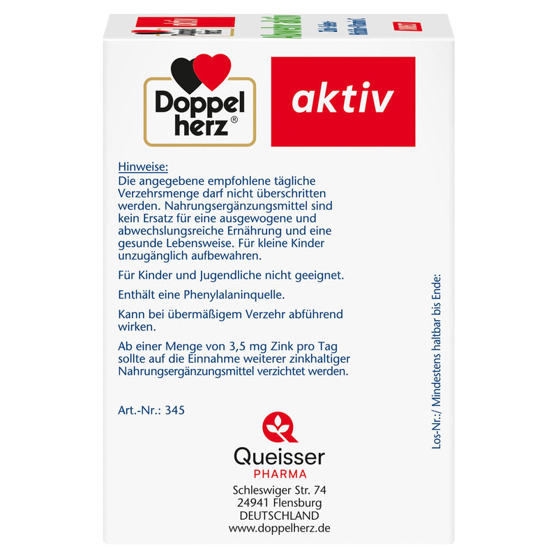 Doppelherz Defense Active DIRECT with Orange Flavor - Dietary Supplement with Zinc, Selenium & Vitamin C to Support the Immune System Plus Histidine - 40 Servings 40 Servings (Pack of 1) - NewNest Australia