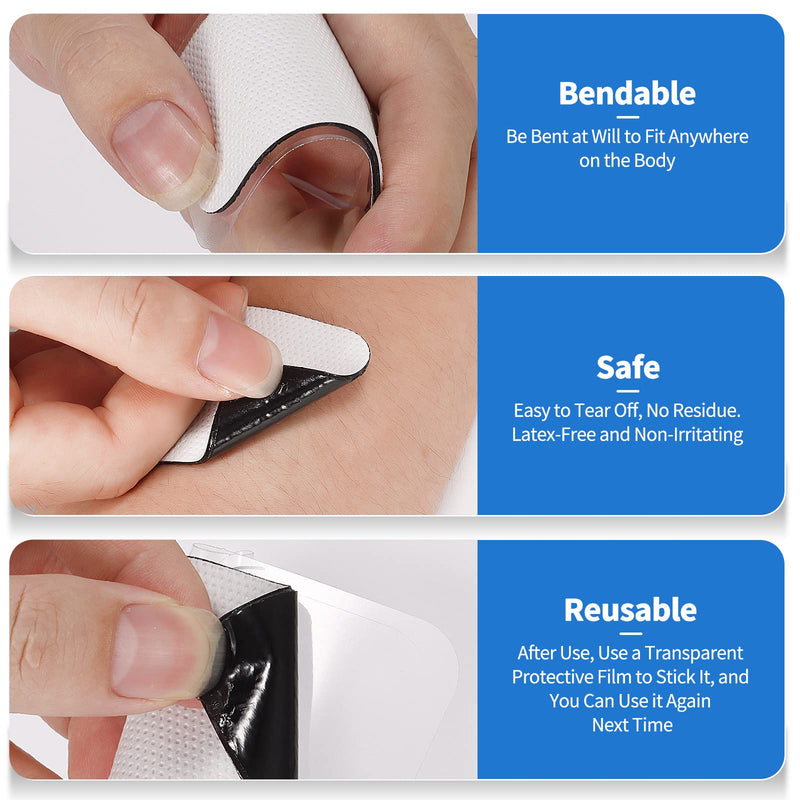 Tens Electrodes Pads Self Adhesive Reusable Electrodes Pads for Tens Acupuncture Digital Therapy Machine Massager, Electrotherapy Tens Pads for Tens Machine, 4CM 20 Pcs - NewNest Australia