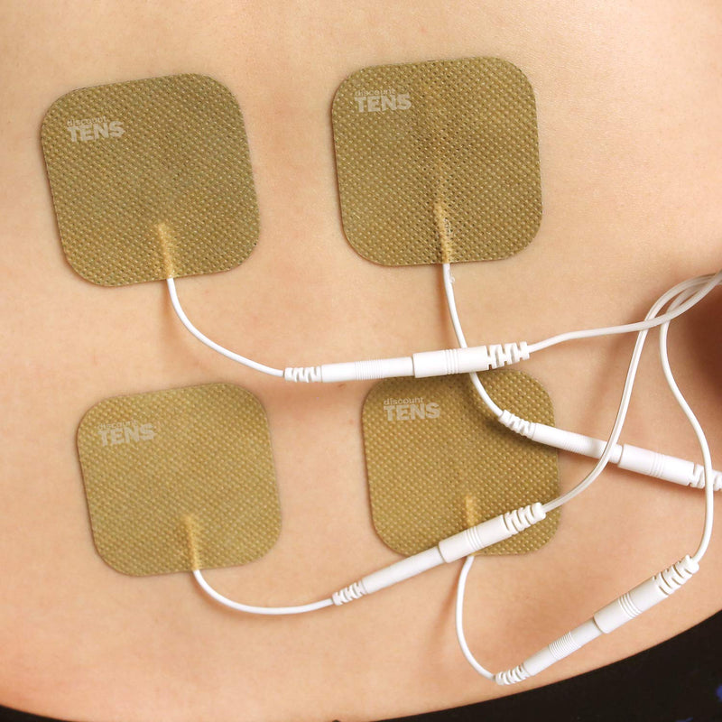 TENS Wired Electrodes Compatible with TENS 7000, Premium Replacement Pads for TENS Units, Discount TENS Brand (2in x 2in, 20 Pack) - NewNest Australia