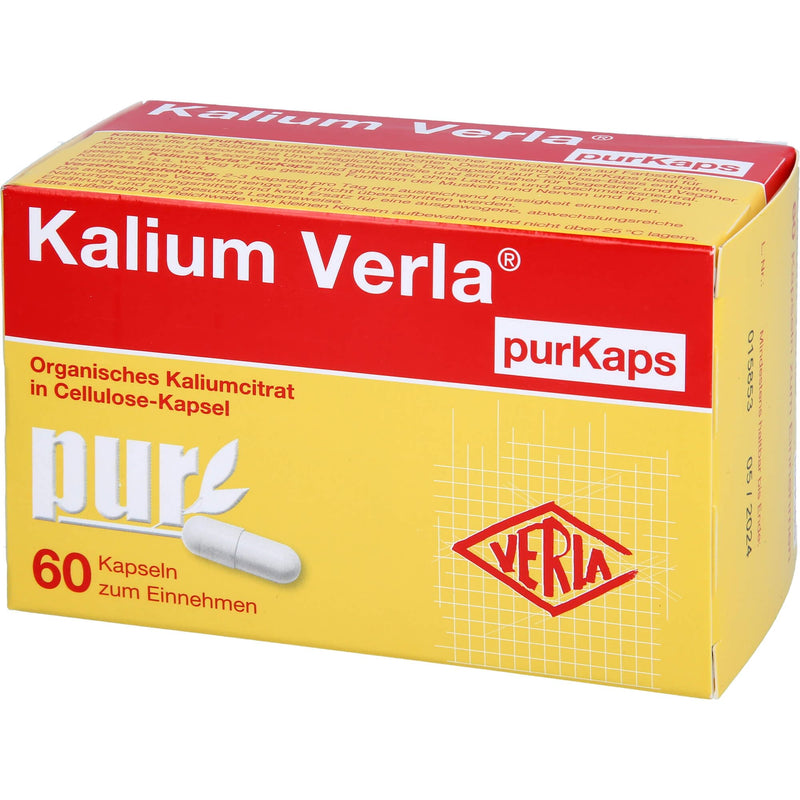 Verla-Pharm Arzneimittel Gmbh & Co. Kg Potassium Verla Purkaps, 60 pieces (1 pack) - NewNest Australia
