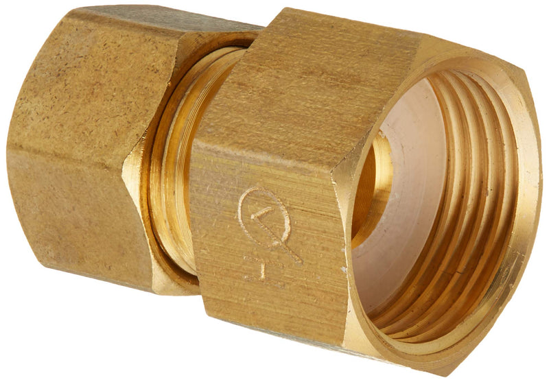 LASCO 17-6761 1/2-Inch Female Compression by 3/8-Inch Male Compression Brass Adapter - NewNest Australia