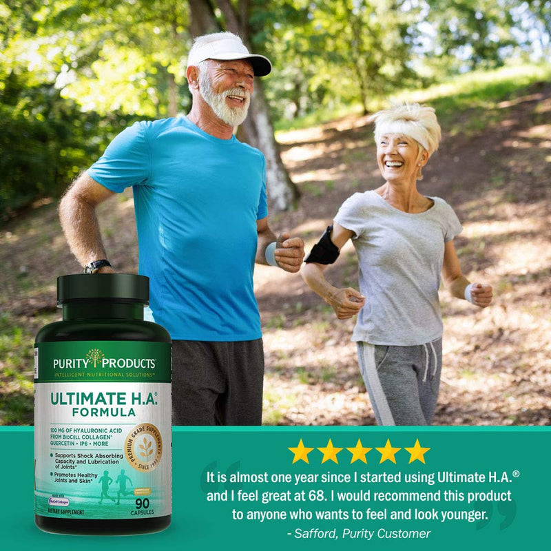 Ultimate H.A. Formula - Clinically Studied BioCell Collagen - Dynamic Hyaluronic Acid Support for The Joints and Skin - 90 Count - from Purity Products 1 - NewNest Australia