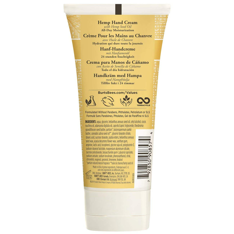 Burt's Bees Hemp Hand Cream with Hemp Seed Oil for Dry Skin, 70 ml - NewNest Australia