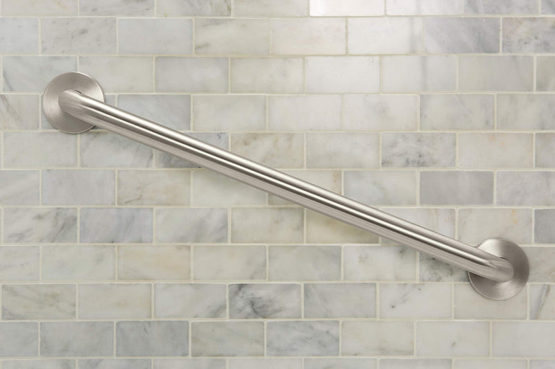 Moen R8724P Home Care Bathroom Safety 24-Inch Grab Bar with Concealed Screws, Peened Stainless - NewNest Australia