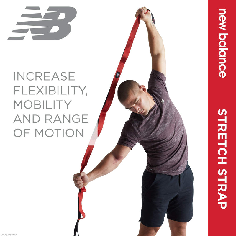 New Balance Stretching Strap with Loops for Flexibility - Stretch Bands for Yoga & Physical Therapy - Exercise & Workout Straps - NewNest Australia