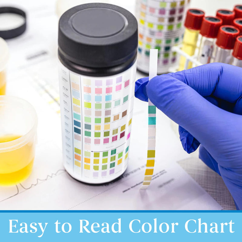 100 X Accudoctor Urine Test Strips 12 Indicators Ph Glucose Ketone Protein Diet Urine Tester Test Strips Urine Test Strips Health Test Urine Analysis Urine Analysis Strips Kit 100 Pieces - NewNest Australia
