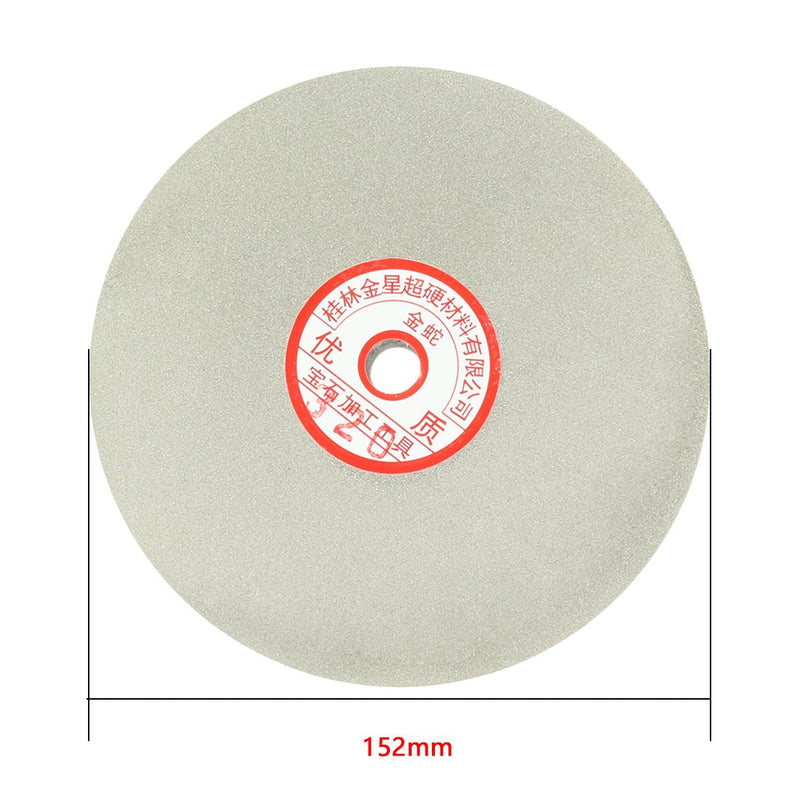 uxcell 6-inch Grit 320 Diamond Coated Flat Lap Wheel Grinding Sanding Polishing Disc - NewNest Australia