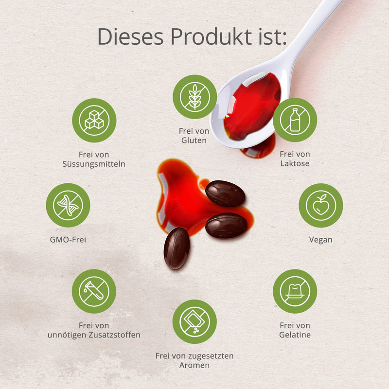 High-dose astaxanthin capsules - 60 capsules for 30 days - 8 mg astaxanthin per day - With vitamins C and E - 100% natural origin - No additives - NewNest Australia