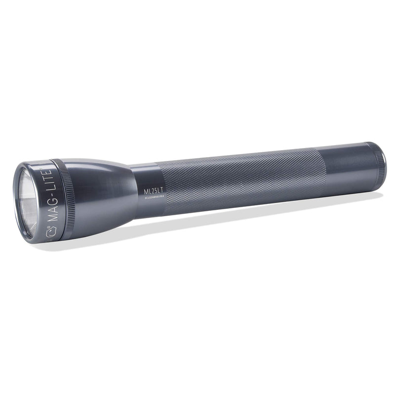 Maglite ML25LT LED 3-Cell C Flashlight, Gray 3-C Cell - NewNest Australia