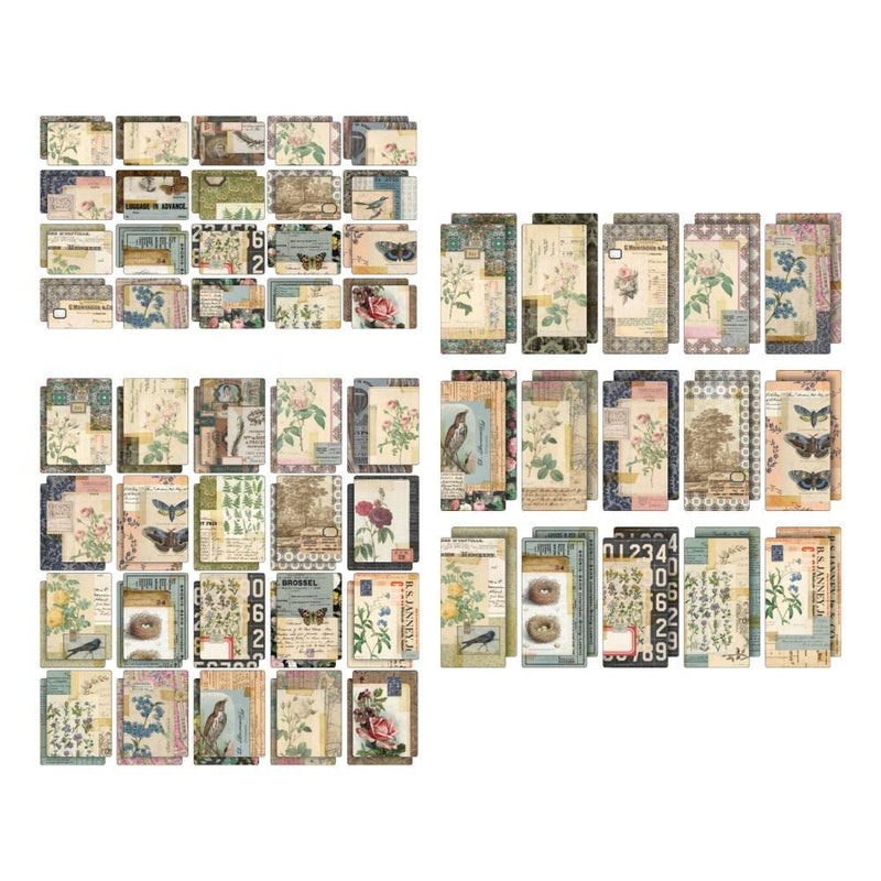Tim Holtz Idea-Ology 2022 Accordion Folio, Pocket Cards and Memoir Ephemera Pack - 3 Item Bundle - NewNest Australia
