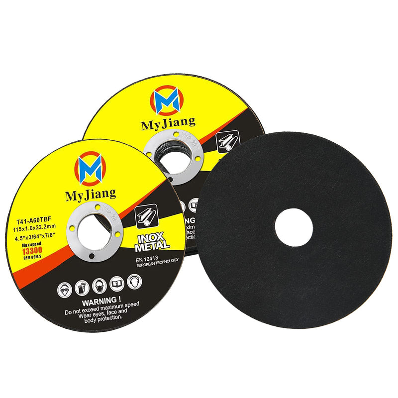 12 Pack MyJiang Stainless Steel Cut Off Wheels, 4-1/2-Inch Thin Metal Cutting Discs, Power Angle Grinder Cutting Wheels, Cutoff Wheels, Cutoff Discs, Cut off Discs 12 - NewNest Australia