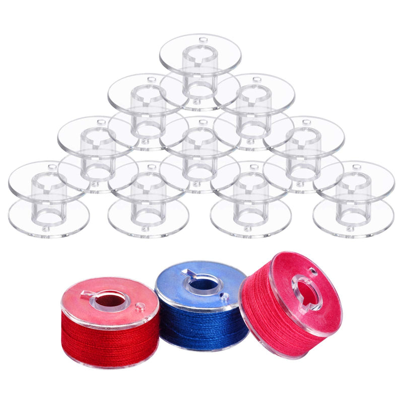 25 Pcs Sa156 Bobbins for Bro-Ther Sewing Machine, Bobbins for Sin-ger/Bro-Ther Se600 Bobbin, 15j Bobbins, Bobbins Class 15, Bobbins for jano-me, Plastic Bobbins with Case 25Pcs In Box - NewNest Australia